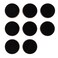 Isolate It! Isolate It Sorbothane Vibration Isolation Circular Disc Pad 025 Thick 15 Dia 50 Duro with 3M PSA 8 Pack