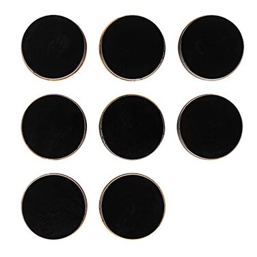 Isolate It! Isolate It Sorbothane Vibration Isolation Circular Disc Pad 025 Thick 15 Dia 50 Duro with 3M PSA 8 Pack