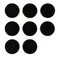Isolate It! Isolate It Sorbothane Vibration Isolation Circular Disc Pad 025 Thick 15 Dia 50 Duro with 3M PSA 8 Pack