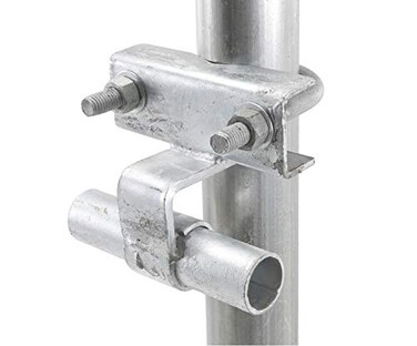 Plum Fittings Chain Link Fence Rolling Gate Universal Track Bracket