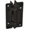 DD TECHNOLOGIES DD Technologies KF3SPS KwikFit Polymer General Purpose Gate Hinge for SelfClosing Gates up to 44 Pounds Black for Any Square Gate Frame and Post 2 Count