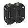 Safetech Hardware Self Closing Gate Hinges SelfAligning Spring Hinges Fixed Tension Pool Safety Hinge Square Post Aluminum VinylPVC Gates Swing Close 35 lb SHF90L Black