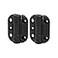 Safetech Hardware TopKlik Self Closing Gate Hinges SelfAligning Heavy Duty Spring Hinges Adjustable Tension Pool Safety Hinges Any Square Post Aluminum Gates Swing Close 90bs SHG90L Black