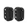 Safetech Hardware TopKlik Self Closing Gate Hinges SelfAligning Heavy Duty Spring Hinges Adjustable Tension Pool Safety Hinges Any Square Post Aluminum Gates Swing Close 90bs SHG90L Black