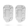 Safetech Hardware MegaKlik Self Closing Gate Hinges SelfAligning Heavy Duty Spring Hinges Adjustable Tension Pool Safety Hinge Square Post Aluminum Gates Swing Close 185lb SHH135 White