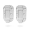 Safetech Hardware MegaKlik Self Closing Gate Hinges SelfAligning Heavy Duty Spring Hinges Adjustable Tension Pool Safety Hinge Square Post Aluminum Gates Swing Close 185lb SHH135 White