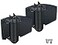 DD TECHNOLOGIES DD Technologies TCA2L2S3BTS TruClose Regular Duty Self Closing Gate Hinge for Metal Wood or Vinyl Gates up to 66 Pounds Alignment Legs for Square Gate Frame and Post Black 2 Count