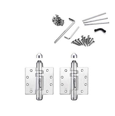 Waterson Spring Loaded SelfClosing Heavy Duty Gate Hinges 2 Pack Stainless Steel Satin Brushed K51MP450A2 Hinges