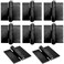 PLAYGOGYM 8 Pack Heavy Duty Gate Hinges Solid Steel Iron Weld on Hinges Thickness 5 mm Metal Butterfly Hinges for Gates Doors