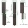 Gudwells 7 Rectangular Steel Block Gate Hinge with Ball Bearing for Welding on Large Iron or Steel Vehicular Pedestrian Gates Lubricable Square Barrel Gate Hinge1 Pair