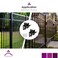 Advantage Industries SelfClosing Gate Hinge for Aluminum Gate PowderCoated StainlessSteel Hinge Horizontal Adjustable HeavyDuty Enclosed Spring 2Side Gate Attachment Pair White