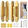 Lipshome 97 Hidden Door HingeConcealed HingesInvisible HingesInvisible Door Silent 180 Degree Swing Hinge 3Way Adjustable Butt 97 x 33 x 1inch Golden 97 inches