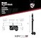 Safetech Hardware Magnetic Top Pull Gate Latch Key Lockable Vertical Pull Gate Lock Pool Child Safety Gate Hardware Kid Pet Protection Any Sqaure Post SL50H 22 H Black