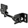 National Hardware V23A AdjustOMatic 8 in Heavy Duty Gate Latch for Wooden Fence SelfAdjusting Outdoor Gate Hardware with ZincPlated TripleProtected Black Finish