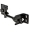 National Hardware V23A AdjustOMatic 8 in Heavy Duty Gate Latch for Wooden Fence SelfAdjusting Outdoor Gate Hardware with ZincPlated TripleProtected Black Finish