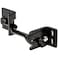 National Hardware V23A AdjustOMatic 8 in Heavy Duty Gate Latch for Wooden Fence SelfAdjusting Outdoor Gate Hardware with ZincPlated TripleProtected Black Finish
