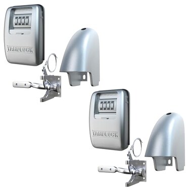 Yardlock Gate Lock XLS Secure Keyless Fence Lock and Latch with 2Way Access Strong Durable System for Theft Prevention and Home Security Easy Installation on Wood or Vinyl GatesFences XLS 2Pack