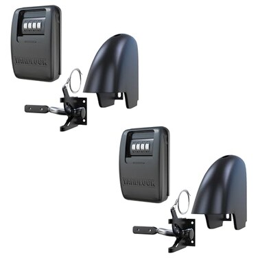 Yardlock Gate Lock XLB Secure Keyless Fence Lock and Latch with 2Way Access Strong Durable System for Theft Prevention and Home Security Easy Installation on Wood or Vinyl GatesFences XLB 2Pack