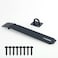Alise Door Locks Hasp Latch8 Inch SUS 304 Stainless Steel Safety Packlock Clasp Hasp Lock Latchwith Fixing Screw for External Doors Window Cabinet Pet Cage Black MS9B8C