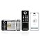 We Technology smart latch double gate lock electronic gate latch for outdoor fence waterproof keyless smart rim lock electric double sided keypad locks Fingerprint Passcode Key IC Card Tuya App