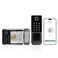 We Technology smart latch double gate lock electronic gate latch for outdoor fence waterproof keyless smart rim lock electric double sided keypad locks Fingerprint Passcode Key IC Card Tuya App