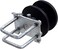 WARMWU Sliding Gate Rollers Nylon Cantilever Slide Gate for 4 Square Post x 2 Chain Link Fence Gate Frame Pack of 1
