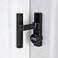 INIRET Black 90 Degree Barn Door LockMechanical Password LockFlip Latch with Combination3 Digit Password KeylessProtect Privacyfor Barn DoorWindowsGardenCabinetsBathroomand Sliding Door