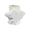 Safetech Hardware ViperX52 TwoSided Gate Latch Wrap Around Design No Post Drilling Padlock Lockable Left Right Reversible Double Gate Access wPush Button 2 Vinyl Aluminum White