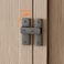 ETEKJOY HeavyDuty Flip Latch Lock 90180 Degree SlidingSwinging Door Lock Latch Bolt for Gate Barn Garage Garden Fence Shed Window Cabinet Silver 180 Degree