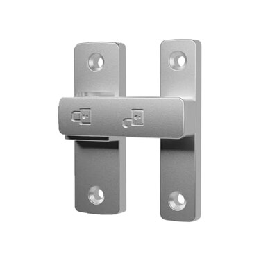 ETEKJOY HeavyDuty Flip Latch Lock 90180 Degree SlidingSwinging Door Lock Latch Bolt for Gate Barn Garage Garden Fence Shed Window Cabinet Silver 180 Degree