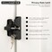 HILLMASTER Key Lockable 2 Sided Gate Latch KeySelf Locking Gate Latch Gate Fence Lock for Outdoor GatesLocking Gate Door Lock Fence Latch Gate Hardware for MetalWoodVinyl FenceBlack Finish