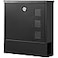 KYODOLED Locking Wall Mount Mailbox for Outside Large Capacity Outdoor Mail Box with Key Lock for HomeResidential Holds NewspapersMagazinesEnvelopes 13 x 34 x 118 Inch Black