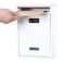 KYODOLED Locking Wall Mount Mailbox Mail Boxes with Combination Lock for Outside Security Cash Key Letter Drop Box with Code for House Office School124H x 854L x 335W Inches White