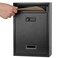KYODOLED Locking Wall Mount Mailbox Mail Boxes with Combination Lock for Outside Security Cash Key Letter Drop Box with Code for House Office School124H x 854L x 335W Inches Black