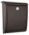 Architectural Mailboxes Bordeaux Locking WallMounted Mailbox for Outside Decorative Metal Galvanized Steel Medium Mail Box with Lock and Key Drop Box Rubbed Bronze