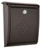 Architectural Mailboxes Bordeaux Locking WallMounted Mailbox for Outside Decorative Metal Galvanized Steel Medium Mail Box with Lock and Key Drop Box Rubbed Bronze