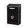 Architectural Mailboxes City Classic Vertical WallMounted Mailbox for Outside RustResistant Galvanized Steel Metal Small Mail Box Black