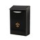 Architectural Mailboxes City Classic Vertical WallMounted Mailbox for Outside RustResistant Galvanized Steel Metal Small Mail Box Black