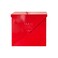 NACH Mailboxes for Outside Wall Mount 10 x 10 x 4 inch Red Mail Boxes for House Outside Waterproof Mailboxes for Outside Chicago Style Mail Box