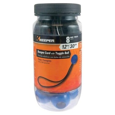 Keeper 12 Canopy Bungee Cords With Toggle Balls 8 Count Pack of 1