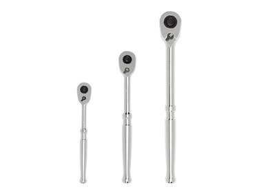 TEKTON 14 38 12 Inch Drive QuickRelease Ratchet Set 3Piece SRH91100