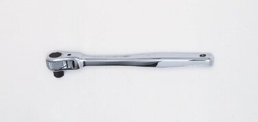 Wright Tool 4480 Open Head Pear Shape Ratchet Single Pawl Silver