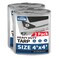 TARPAL 4x4 Feet Tarps Silver 105Mil2Pack Multipurpose Protective Cover Heavy Duty Tarp WaterproofSnow or UV ProtectionDurable Reinforced Edges