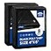 RAINDEWAY Small Black Tarps 4x6 Feet 2 Pack UV Resistant 8 Mil Multipurpose Medium Duty Waterproof Poly Tarp Cover with Metal Grommets and Reinforced Edges By