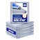 RAINDEWAY Small Tarps 4x6 Feet 5 Pack 55 Mil Thick Multipurpose Waterproof Poly Tarp Cover with Metal Grommets and Reinforced Edges SilverBlue Tarp by