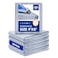 RAINDEWAY Small Tarps 4x6 Feet 5 Pack 55 Mil Thick Multipurpose Waterproof Poly Tarp Cover with Metal Grommets and Reinforced Edges SilverBlue Tarp by