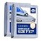 RAINDEWAY Tarps 7x7 Feet 2 Pack 55 Mil Multipurpose Waterproof Poly Tarp Cover with Metal Grommets and Reinforced Edges SilverBlue Tarp