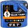 Xpose Safety Better Blue Poly Tarp 5 X 7 Multipurpose Protective Cover Lightweight Durable Waterproof Weather Proof 5 Mil Thick Polyethylene by