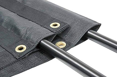 Mytee Products 7 x 14 Dump Truck Vinyl Coated Mesh Tarps Cover with 5 Inch 18oz Double Pocket