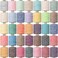 Treela 30 Rolls Colourful Bakers Twine for Crafts 2mm Cotton String Craft String Wrapping Wedding Home Decor Gardening